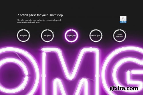 CreativeMarket - Animated Neon Font 5422893