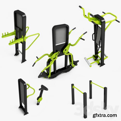 Outdoor gym equipments