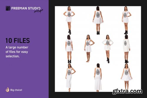 CreativeMarket - Dresses Mock-Up Set 4514985