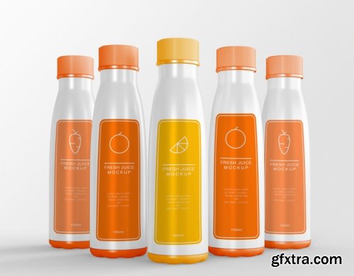 Bottles mockup