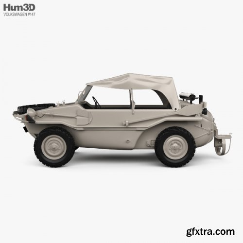 Volkswagen Type 166 Schwimmwagen 1942 3D model