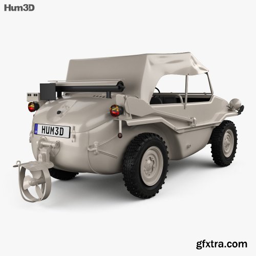 Volkswagen Type 166 Schwimmwagen 1942 3D model