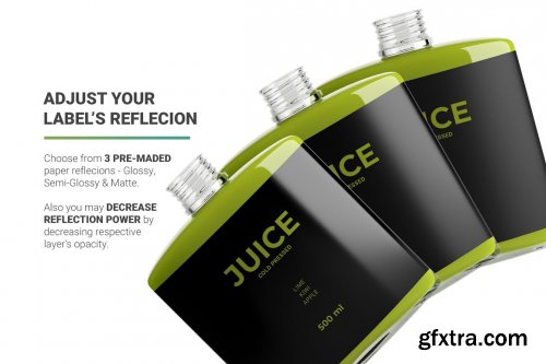 CreativeMarket - Juice Bottle Mockup 5323563