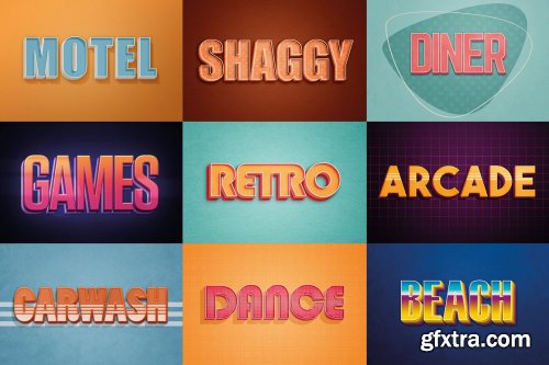 CreativeMarket - Retro Text-Effects -The Big Bundle 5049158