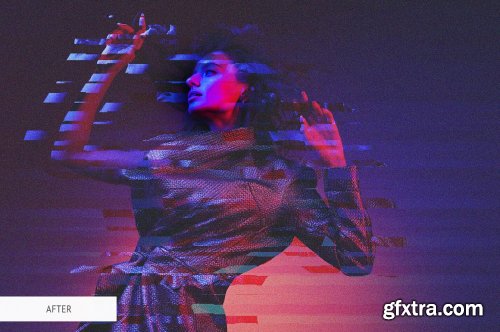 CreativeMarket - Digital Glitch Actions for Photoshop 4845098