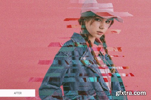 CreativeMarket - Digital Glitch Actions for Photoshop 4845098