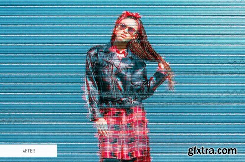 CreativeMarket - Digital Glitch Actions for Photoshop 4845098