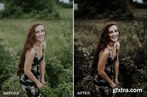 CreativeMarket - Dark and Moody Lightroom Presets 4842930