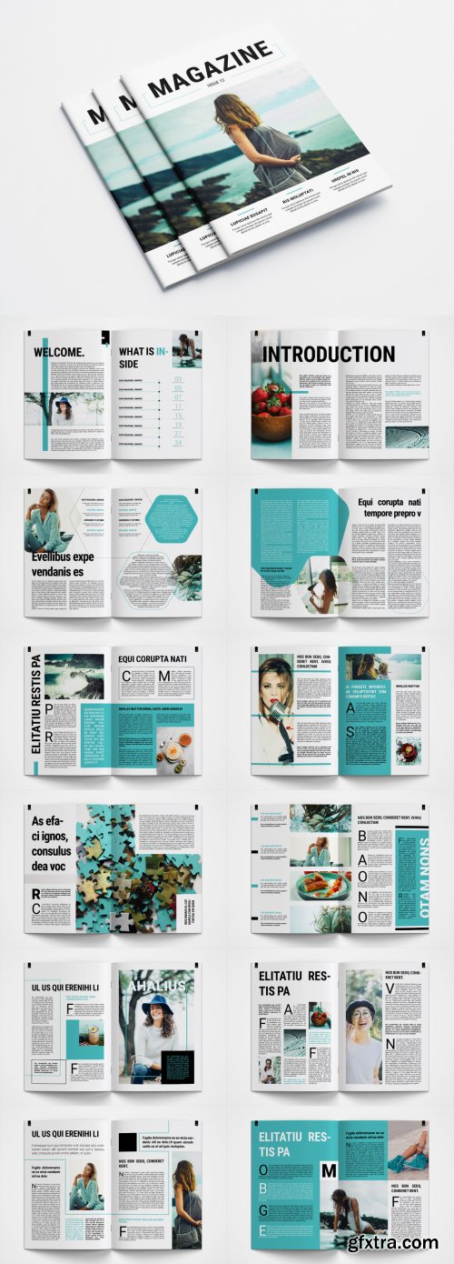 Creative Magazine Layout 379725976