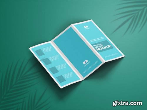 Trifold mockup brochure