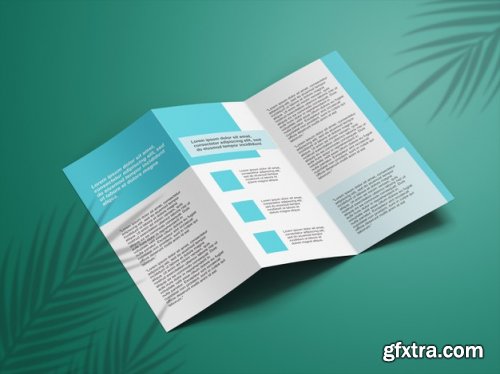 Trifold mockup brochure