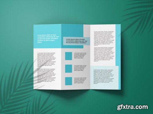 Trifold mockup brochure