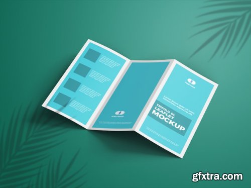 Trifold mockup brochure