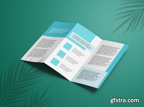 Trifold mockup brochure