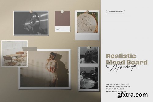 CreativeMarket - Bundle Moodboard Mockup V2 4939453