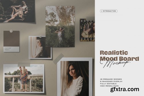 CreativeMarket - Bundle Moodboard Mockup V2 4939453