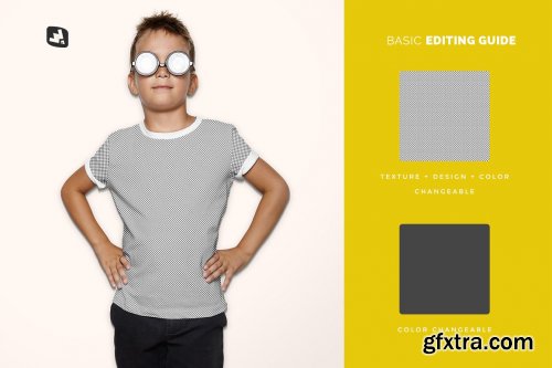 CreativeMarket - Kid's Everyday Outfit Mockup 4820166