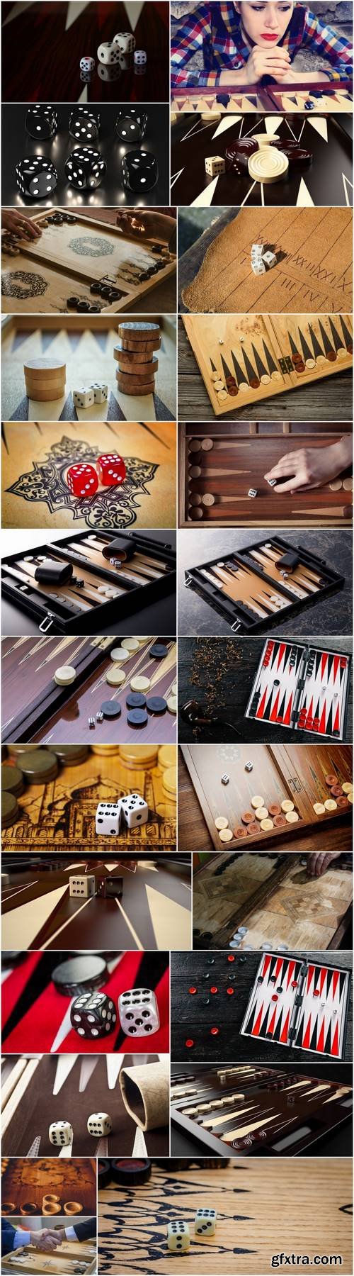 Backgammon dice board 25 HQ Jpeg