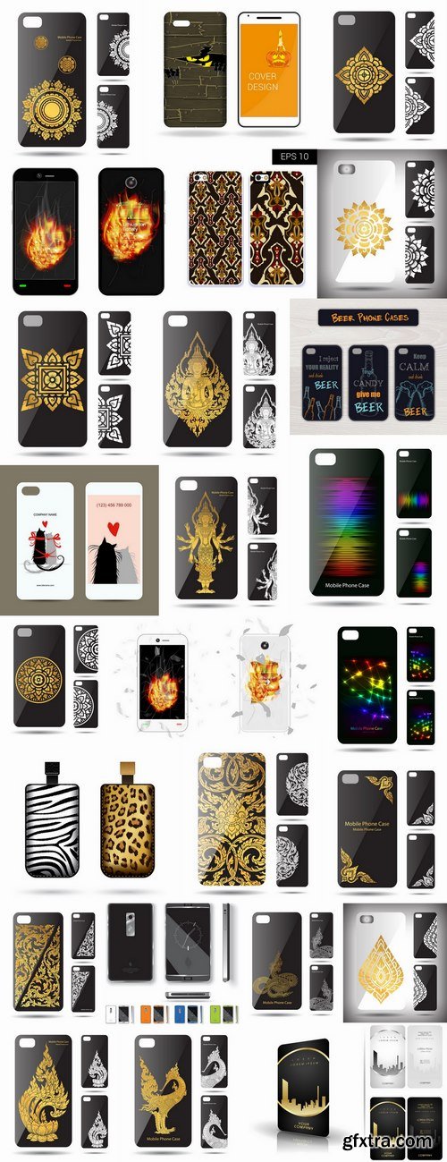 Cover for mobile phone case bag a tablet a vector 25 EPS