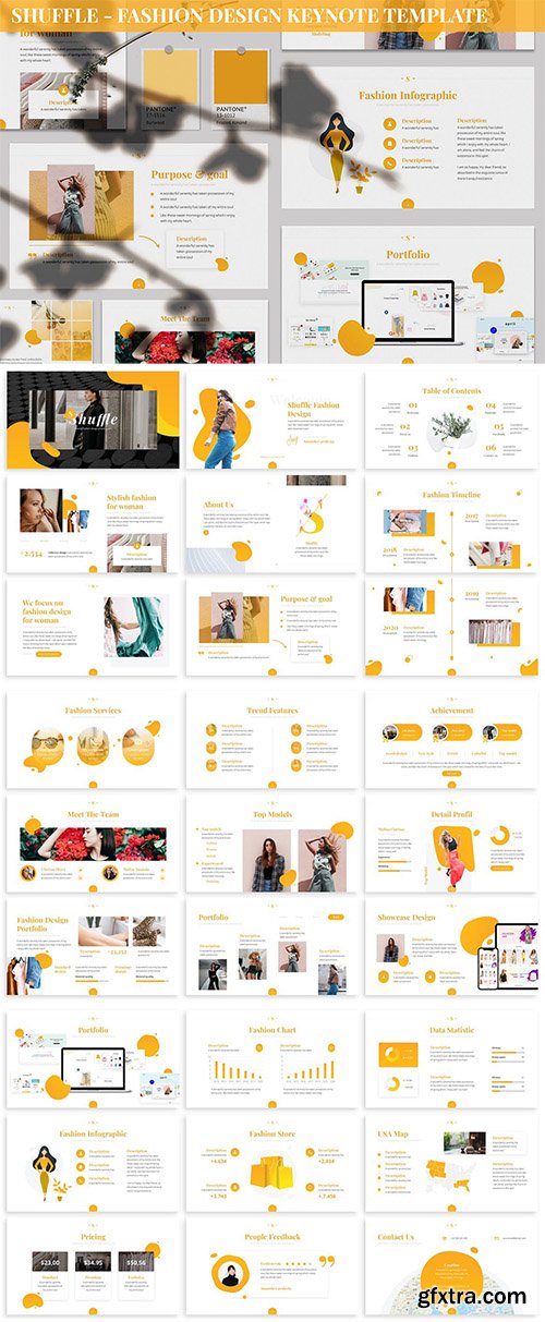 Shuffle - Fashion Design Keynote Template