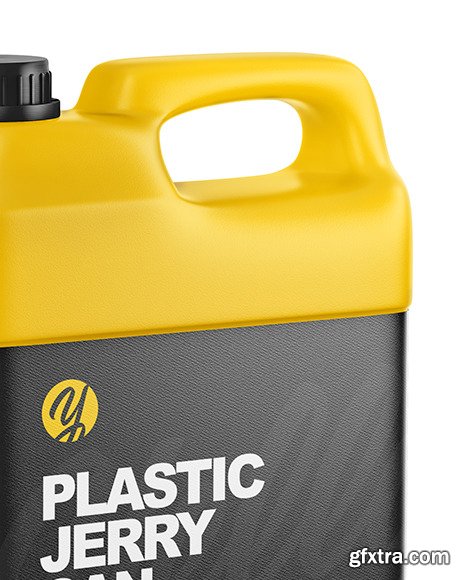 Textured Plastic Jerry Can Mockup 63444