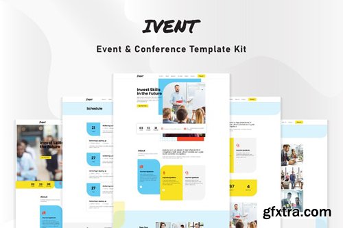 ThemeForest - Ivent v1.0 - Event & Conference Template Kit - 28211094