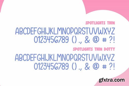 Spotlights Font Duo