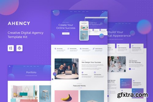 ThemeForest - AHENCY v1.0 - Creative Digital Agency Elementor Template Kit - 28458539