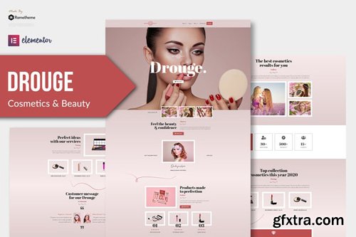 ThemeForest - Drouge v1.0 - Cosmetic Elementor Template Kit - 28726379