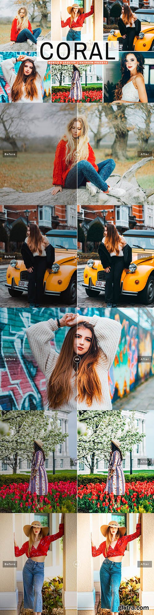 CreativeMarket - Coral Pro Lightroom Presets 5423938