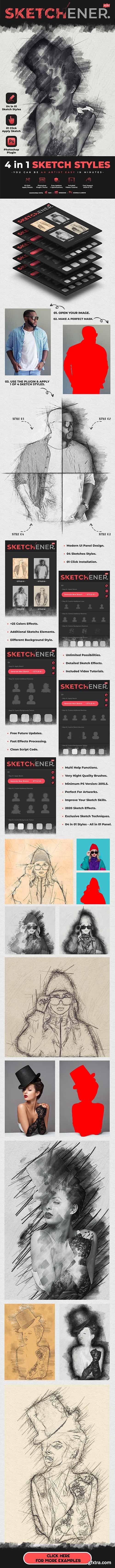 GraphicRiver - Sketchener - Sketch Photoshop Plugin 28292293