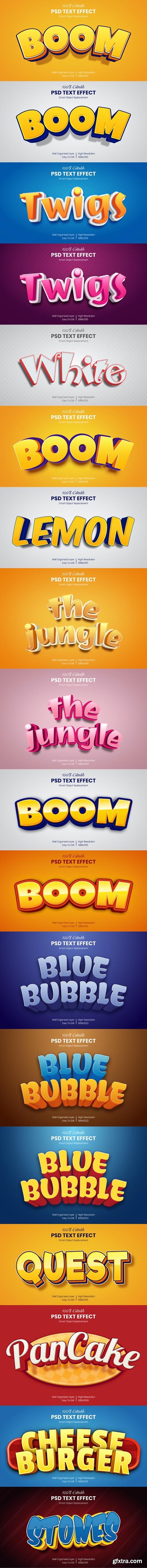 GraphicRiver - GraphicRiver - 18 Cartoon Photoshop Text Effects - Comic Styles 28704785