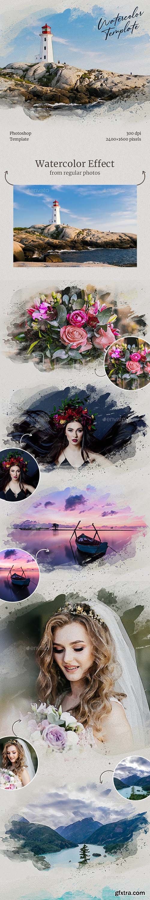 GraphicRiver - Watercolor from Photo Template 28663455