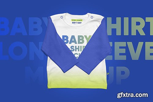 CreativeMarket - Baby T-Shirt Long Sleeve Mockups 5336826