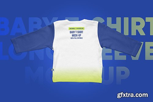 CreativeMarket - Baby T-Shirt Long Sleeve Mockups 5336826