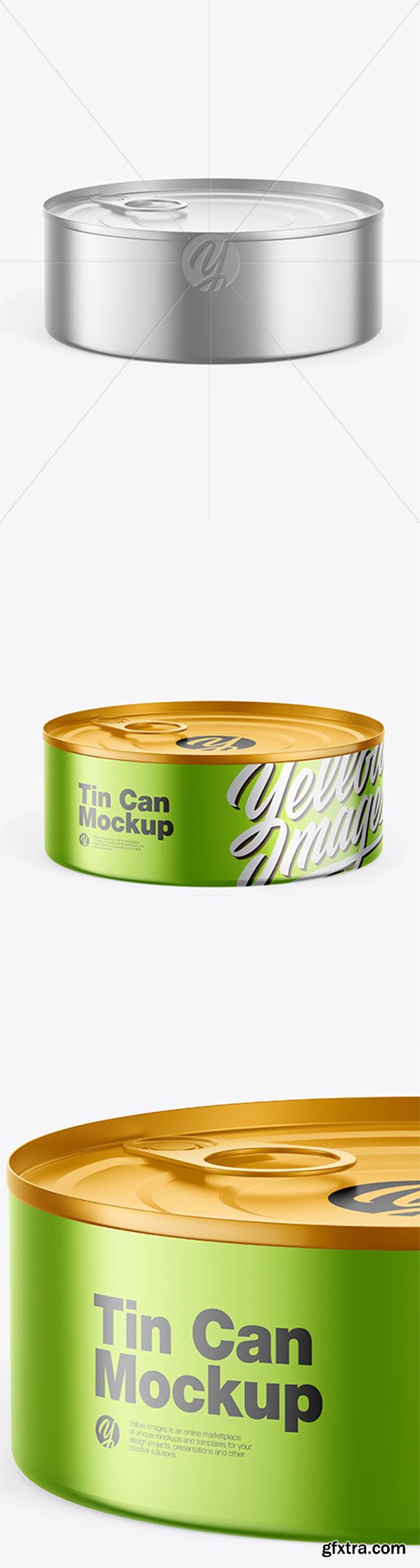 Metallic Tin Can Mockup 64745