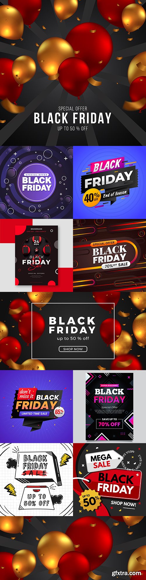 Black Friday and sale special design illustration 42
