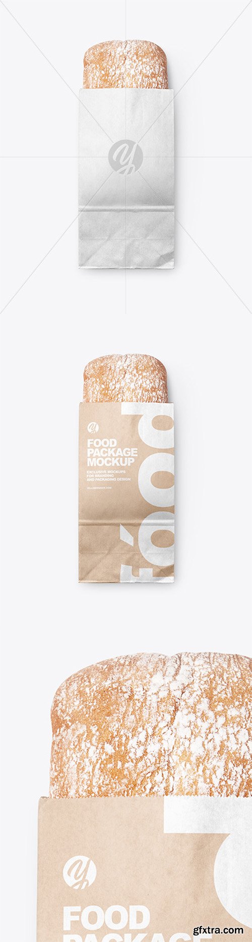 Kraft Package w/ Bread Mockup 65094