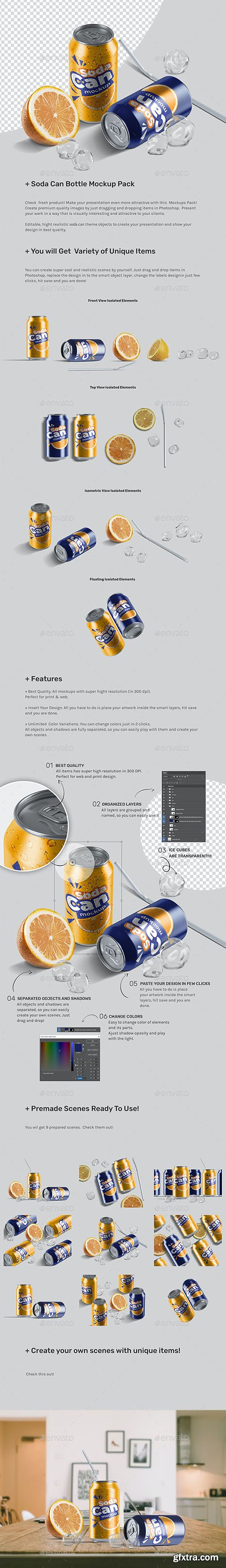 GraphicRiver - Soda Can Mockup Pack 26857279