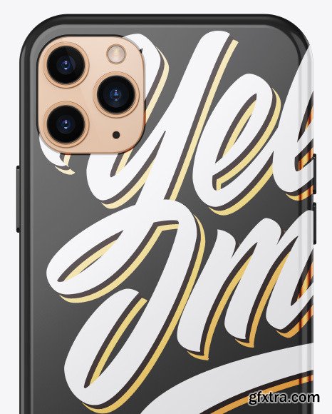 IPhone 11 Pro Glossy Case Mockup 56615