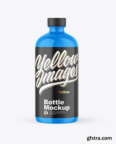 Glossy Bottle Mockup 56719