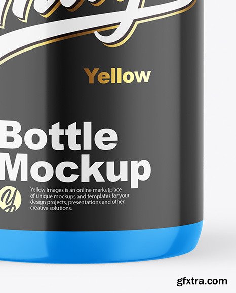 Glossy Bottle Mockup 56719