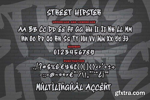 Street Hipster Graffiti Font