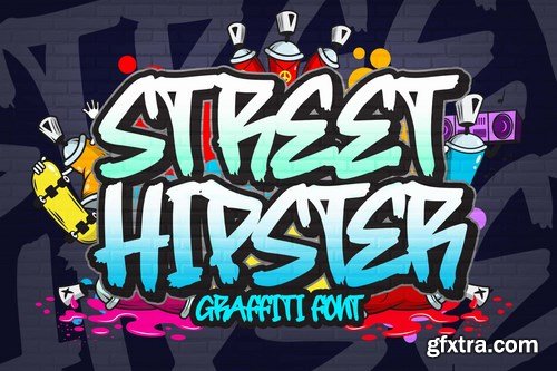 Street Hipster Graffiti Font