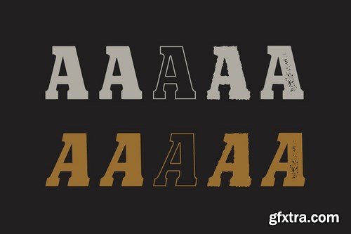 10 Font - Bonaro Font Family