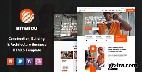 ThemeForest - Amarou v1.0 - Construction and Building HTML5 Template - 28281068