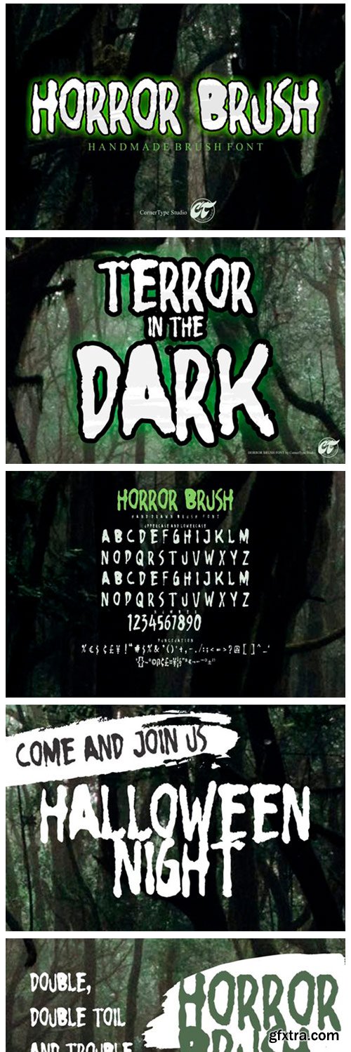 Horror Brush Font