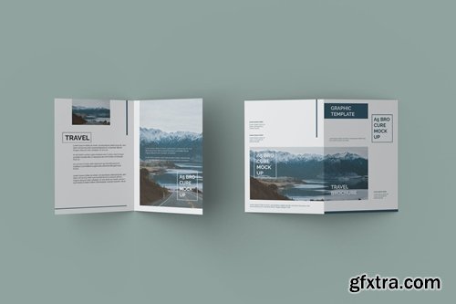 A5 Bifold Brochure Mockup