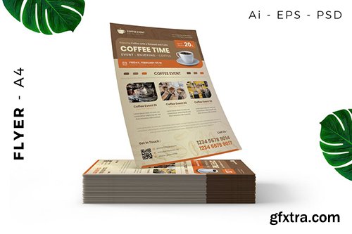 Cafe Restaurant Coffee Flyer Design