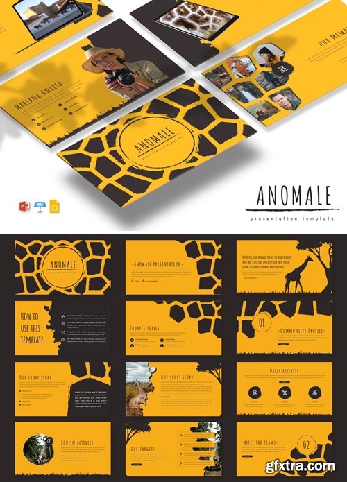 Anomale - Powerpoint / Google Slides / Keynote